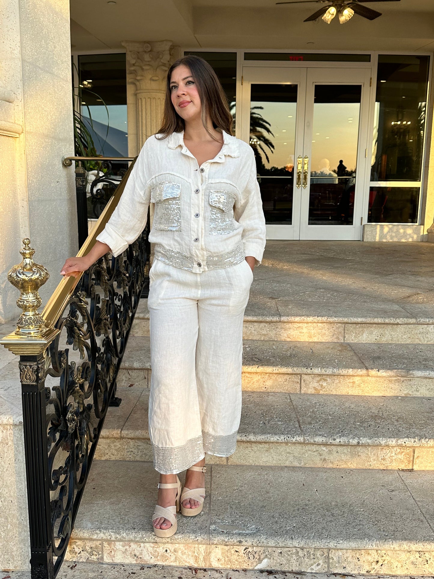 Casual Linen Long Pants