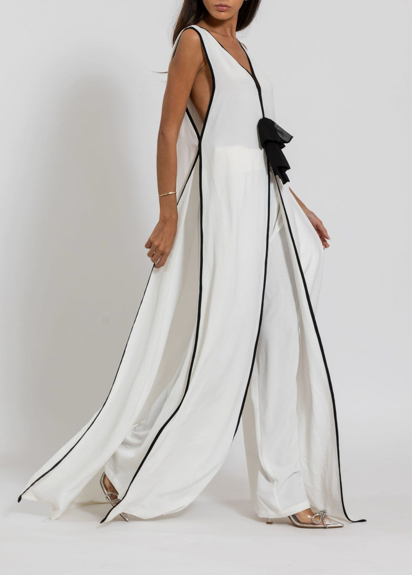 Elegant White Pant Set