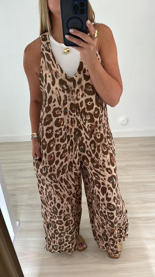 Gigi  Leopard Jumpsuit