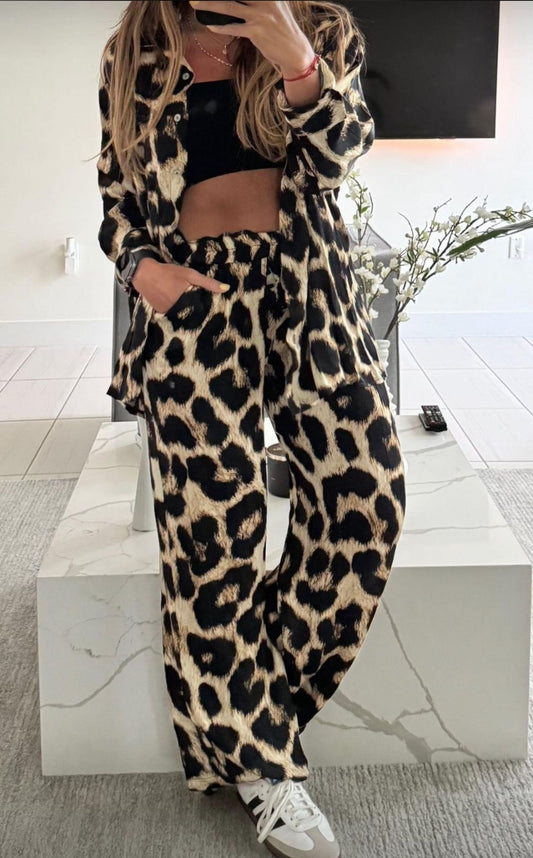 Eva 2 Piece Leopard Print Sets