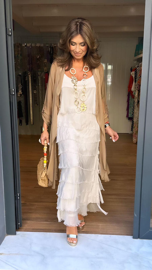 Mariana White Flapper Dress