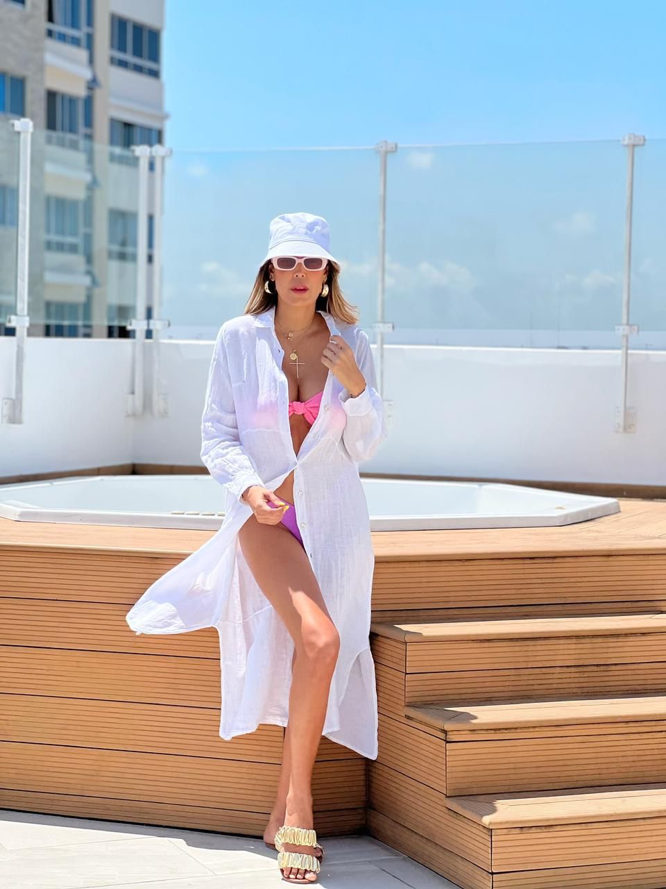 Danna Long Linen Dress